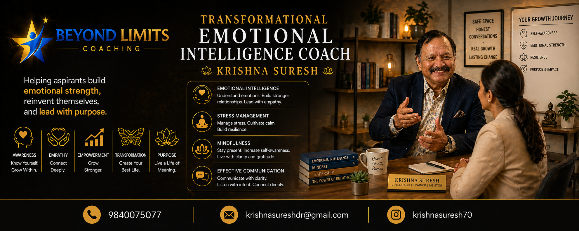 Beyond Limits Coaching — Transformational Emotional Intelligence Coach Krishna Suresh